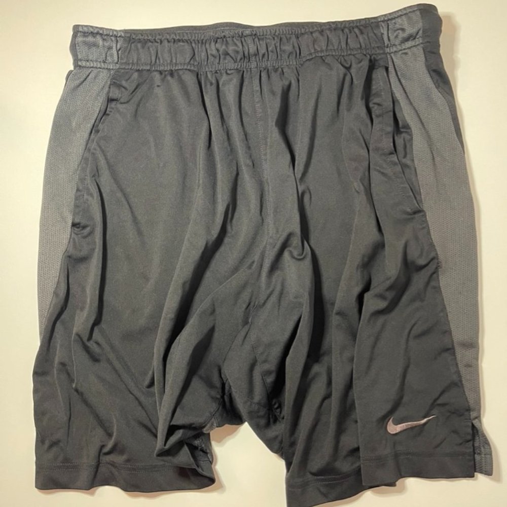 Nike Men Gray Basketball Shorts